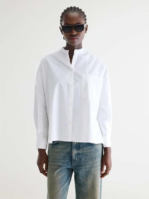 bellerose woman　GORKY　レディース　マンダリンカラーシャツ