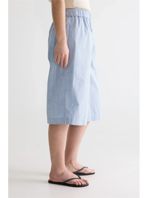 bellerose woman GEENA　ストライプバミューダパンツ
