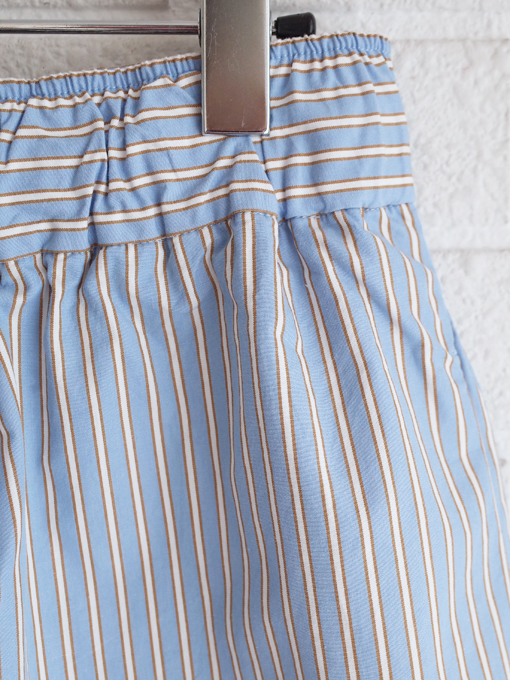 bellerose woman GEENA　ストライプバミューダパンツ