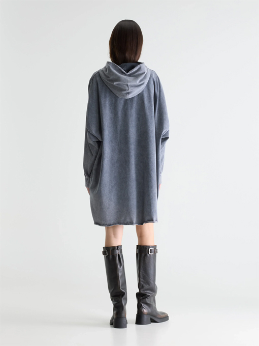 bellerose woman　Fiid sweatshirt dress　レディース　フードスウェットワンピース
