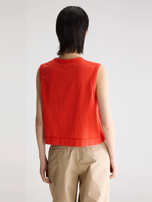 タンクトップ　ノースリーブTシャツ　bellerose woman　Cuare regular tank top