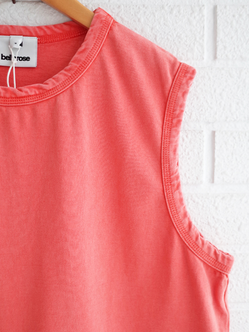 タンクトップ　ノースリーブTシャツ　bellerose woman　Cuare regular tank top