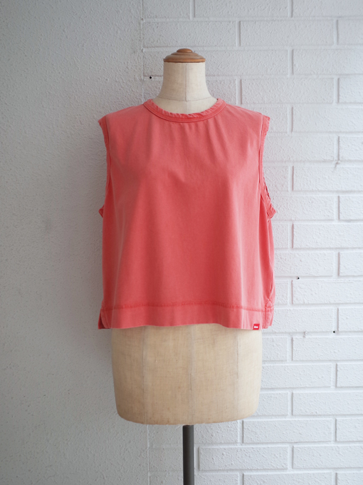 タンクトップ　ノースリーブTシャツ　bellerose woman　Cuare regular tank top