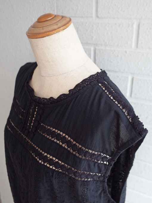 レースブラウス　レディース　bellerose woman　Donna embroidered blouse