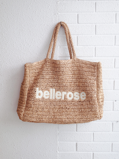  ストローバッグ　レディース　bellerose woman　Itop straw shopping bag