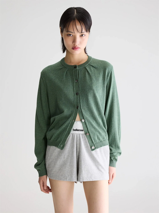 リネンカーディガン　レディース　bellerose woman  North crewneck cardigan 