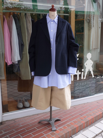 bellerose woman　シーズンレスのピンストライプジャケット