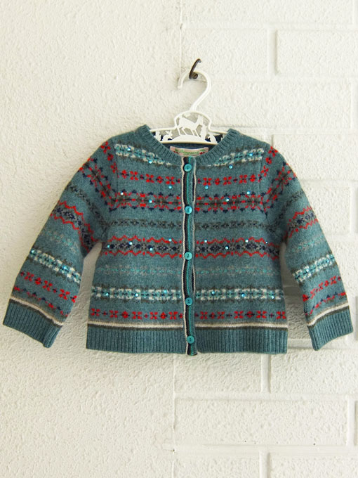 bonpoint フェアアイル長袖カーディガン OTTI オッティ パリや ...