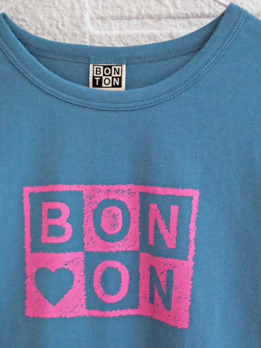 BONTON　ボントン　ガールズ　ロゴTシャツ