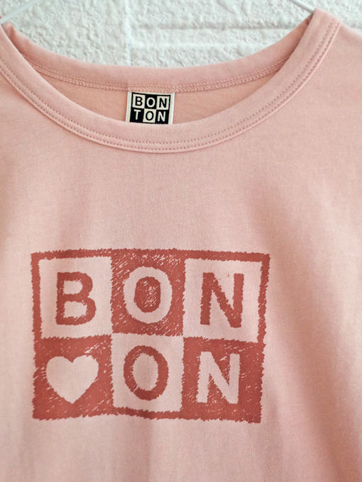 BONTON　ボントン　ボーイズロゴTシャツ