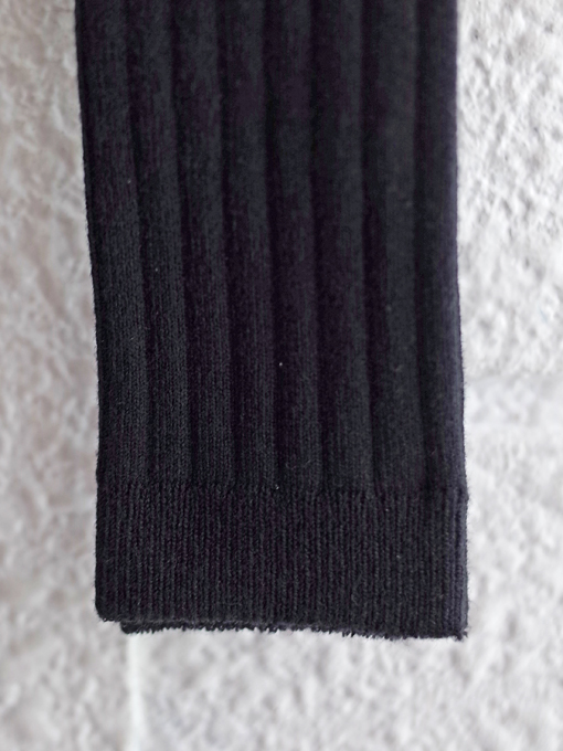 CONDOR　Basic rib knee high socks 　リブハイソックス