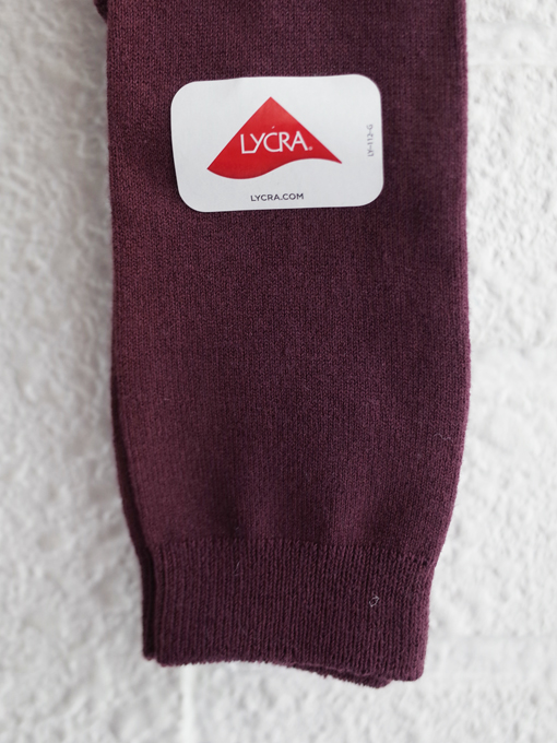 CONDOR　Plain stitch basic knee high socks 　プレーンハイソックス