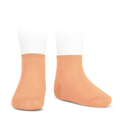condor　スペインソックスブランド　Elastic cotton ankle socks PEACH　アンクルソックス