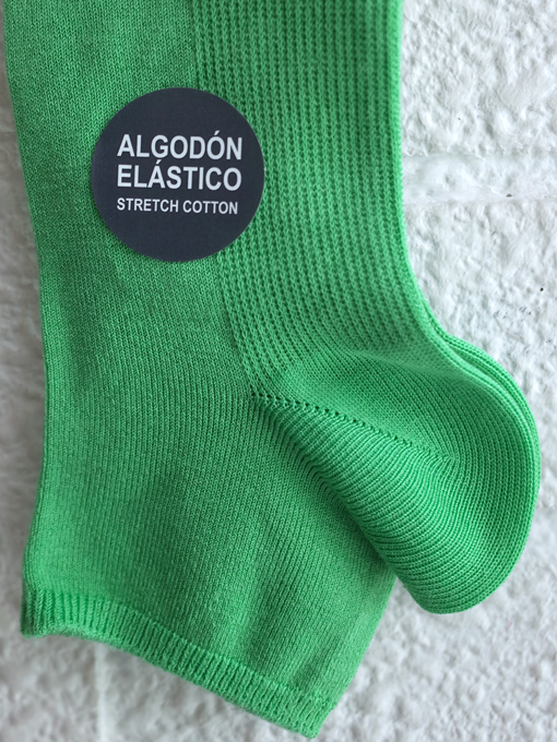 condor　スペインソックスブランド　Elastic cotton ankle socks ANDALUSIAN GREEN　アンクルソックス