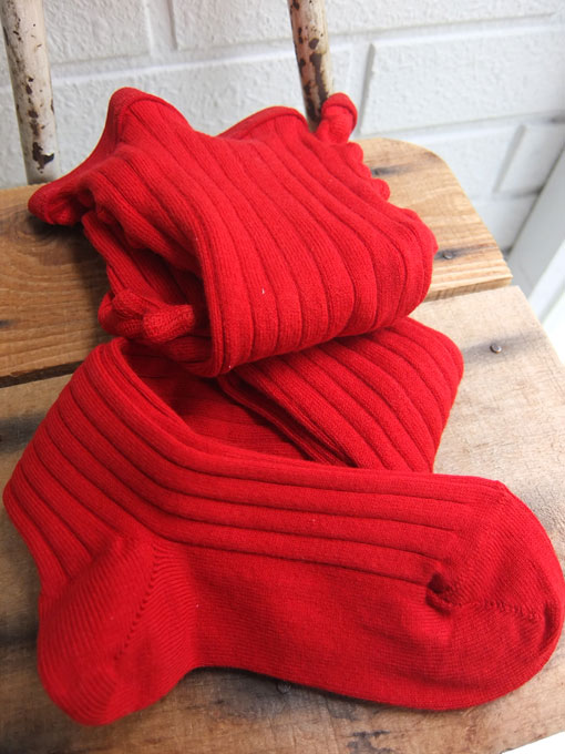 フランス老舗ブランド　DOREDORE　ドレドレ　リブタイツ