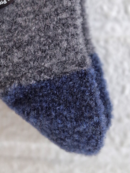 DORE DORE　フランス老舗靴下ブランド　バイカラーウールソックス