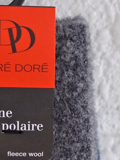 DORE DORE　フランス老舗靴下ブランド　バイカラーウールソックス