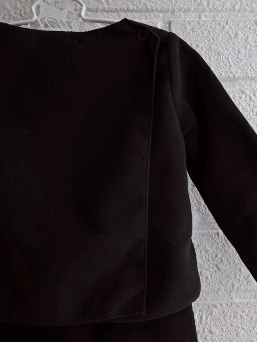 イタリア子供服 DOUUOD ベビーセットスーツ カシュクールカーディガン&足つきレギンス