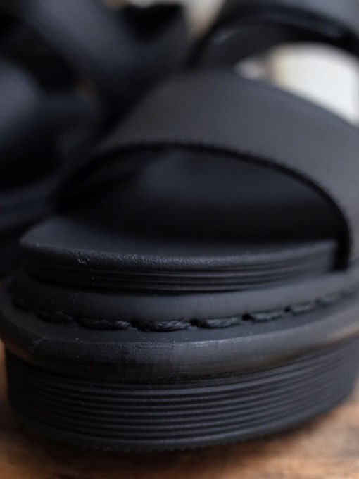 [19SS]Dr. Martens VOSS　ライトソールサンダル（ブラック） [UK6]