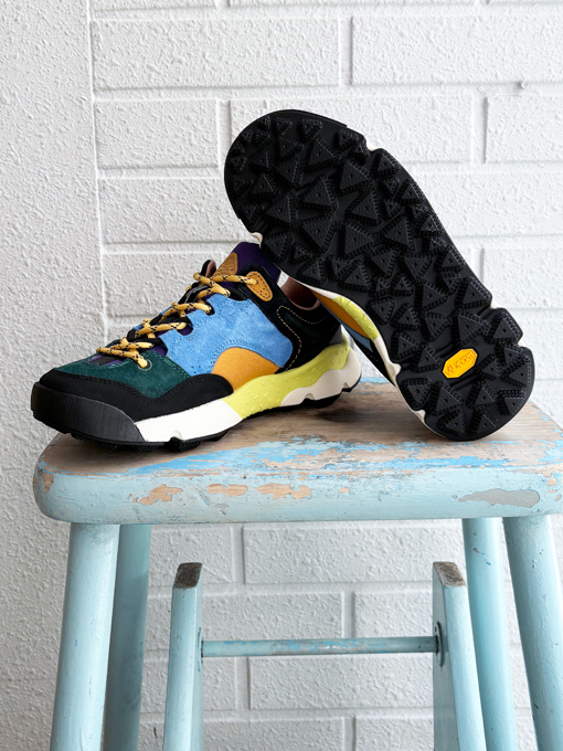 BACK COUNTRY Green/Blue/Yellow　Flower MOUNTAIN　フラワーマウンテン　スニーカー