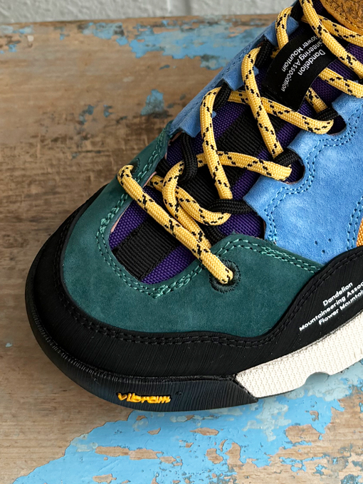 BACK COUNTRY Green/Blue/Yellow　Flower MOUNTAIN　フラワーマウンテン　スニーカー