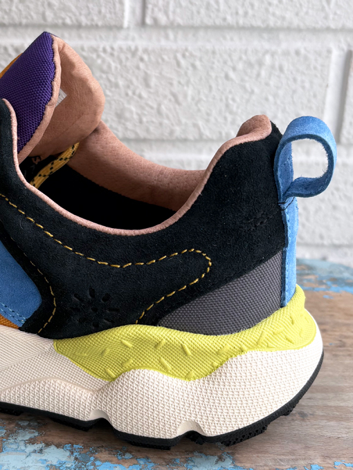 BACK COUNTRY Green/Blue/Yellow　Flower MOUNTAIN　フラワーマウンテン　スニーカー