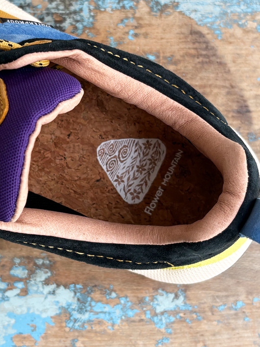 BACK COUNTRY Green/Blue/Yellow　Flower MOUNTAIN　フラワーマウンテン　スニーカー