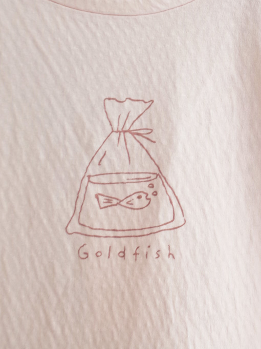 GOLD　ソフトタッチジャージーTシャツ・Gold Fish