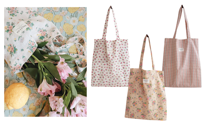 emile et ida woman コットンバッグ