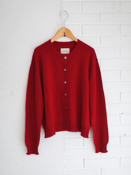 Jumper1234　Cashmere Distressed Cardigan　レディース　カシミアカーディガン