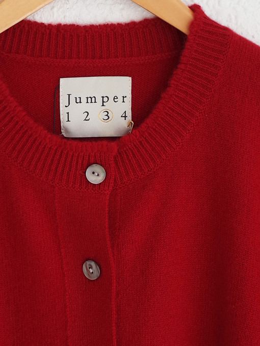 Jumper1234　Cashmere Distressed Cardigan　レディース　カシミアカーディガン