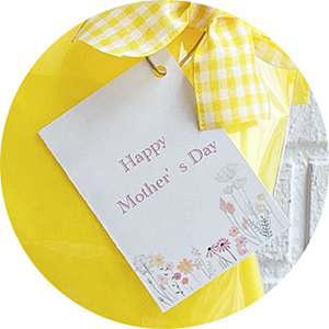 Happy Mother's Day　母の日無料ラッピング