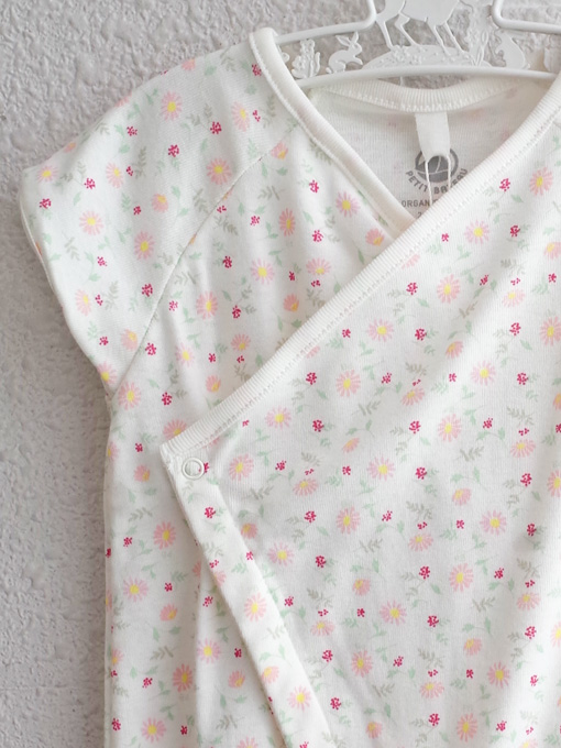 petit bateau プチバトー 半袖プリントロンパース