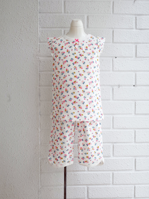 petit bateau　 プリントノースリーブパジャマ