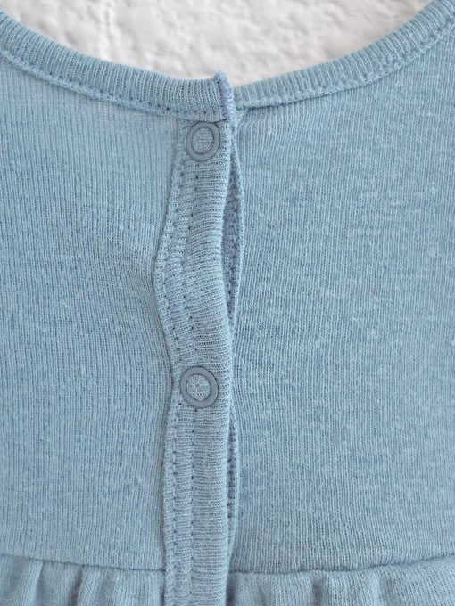 petit bateau プチバトー コットンリネンフリル袖カットソー