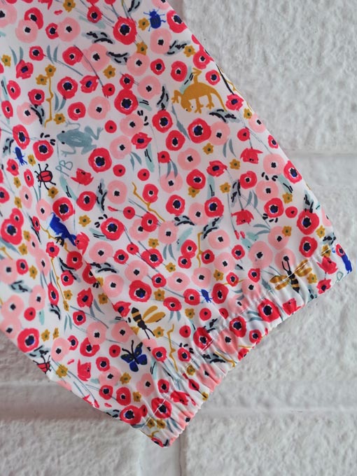 petit bateau プチバトー フラワープリントフード付きジャケット