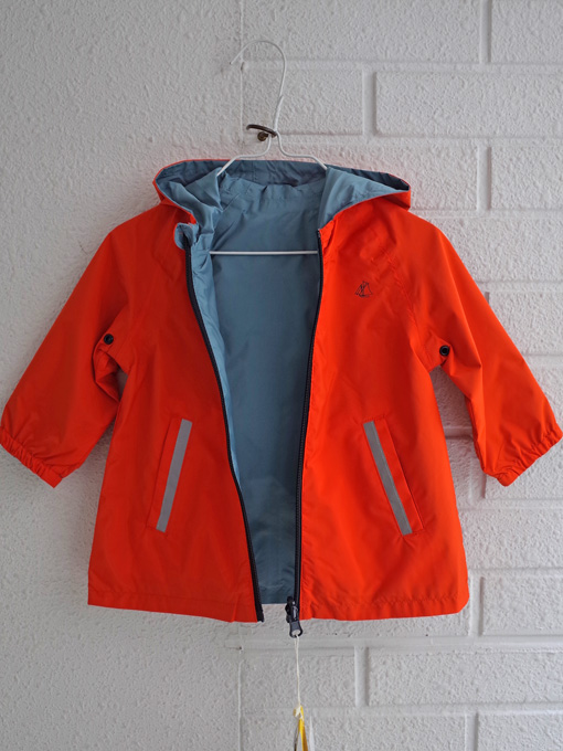 petit bateau プチバトー リバーシブルウィンドブレーカー