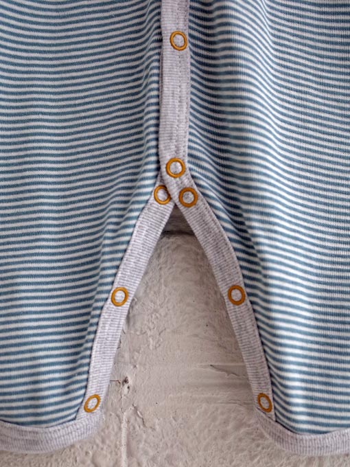 petit bateau プチバトー ミラレ足なしロンパース
