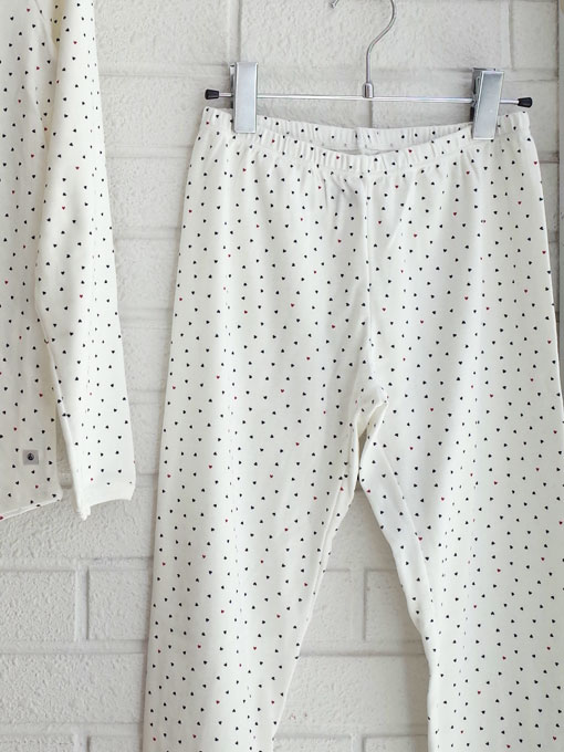 petit bateau プチバトー プリント長袖パジャマ