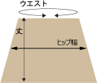 スカートの採寸について