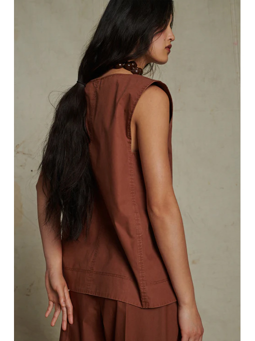 soeur AARON レディース ノースリーブブラウス