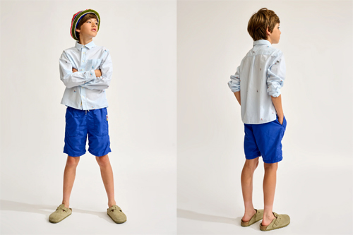 bellerose kids ボーイズ長袖シャツ